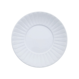 Assiette plate SARLAT Ø270mm Porcelaine Blanc - Henri Julien