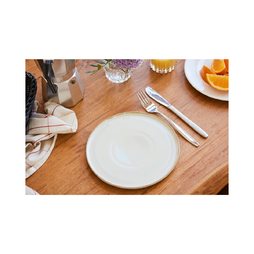 Assiette\u0020plate\u0020ARLES\u0020blanc\u0020\u00D8280mm\u0020Porcelaine\u0020Beige