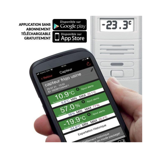 Kit Thermo'Connect : Surveillance à Distance de la Température - Henri Julien