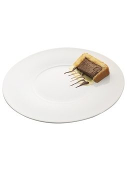 Assiette plate PURE blanc Ø270
