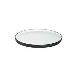 Assiette\u0020plate\u0020HOWARD\u0020\u00D8200mm\u0020Porcelaine\u0020Blanc\u0020Noir