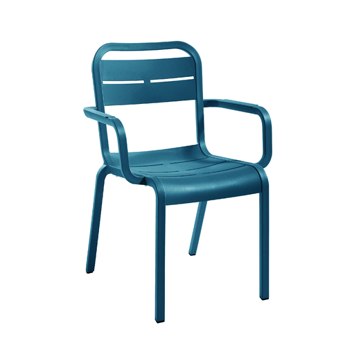 Fauteuil CANNES - GROSFILLEX Bleu minéral - Henri Julien