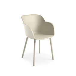 Fauteuil\u0020SHELL\u0020Beige