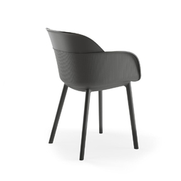 Fauteuil\u0020SHELL\u0020Gris\u0020anthracite