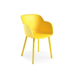 Fauteuil SHELL Jaune - Henri Julien