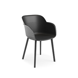 Fauteuil SHELL Noir - Henri Julien