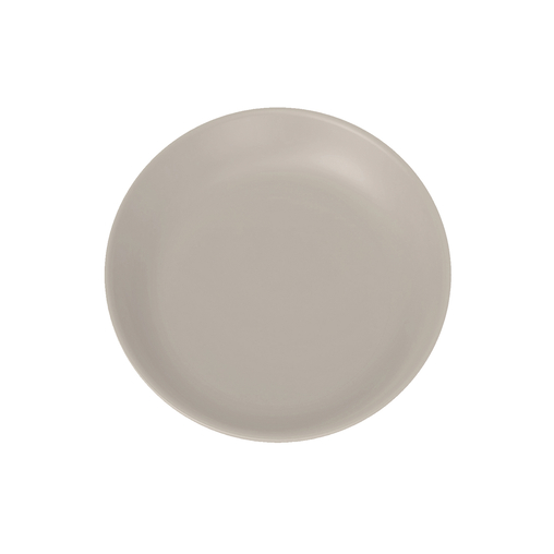 Assiette plate Ø235 MINÉRAL Polypropylène Pastel taupe - Henri Julien