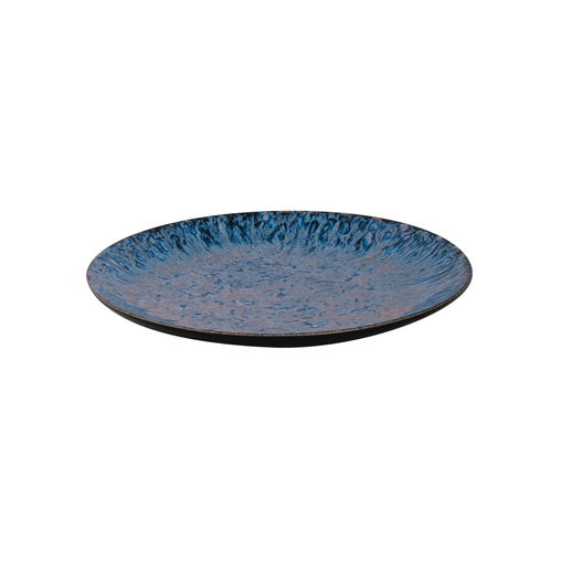 Assiette plate IRIS BLUE Ø285mm Grès - Henri Julien