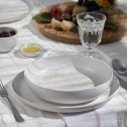 Assiette\u0020creuse\u0020Vermont\u0020\u00D8220mm\u0020Gr\u00E8s\u0020Blanc