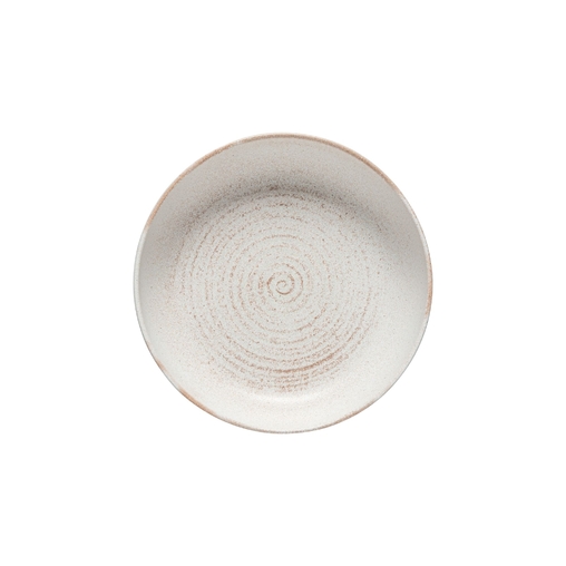 Assiette creuse Vermont Ø220mm Grès Blanc - Henri Julien