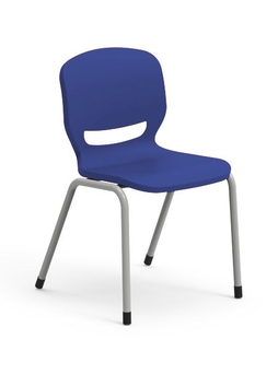 Chaise 4 pieds ERGOS Bleu