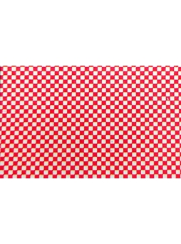 Feuilles papier burger AMERIKA Carreaux rouge 170x180