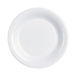 Assiette creuse NOVA AQUITANIA Ø225mm verre Trempé Blanc - Arcoroc - Henri Julien