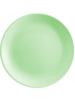 Assiette plate Ø208 MINÉRAL Pastel Green