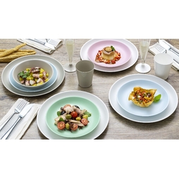 Assiette\u0020Plate\u0020\u00D8208mm\u0020MIN\u00C9RAL\u0020Polypropyl\u00E8ne\u0020Pastel\u0020Green