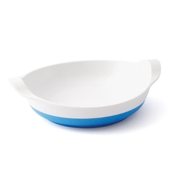 Assiette\u0020creuse\u0020\u002B\u0020antid\u00E9rapant\u0020Blanc\u002FBleu\u0020M\u00E9lamine