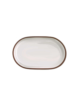Assiette ovale SHIRO RIM 232x161