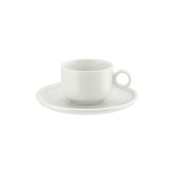 Soucoupe SHIRO blanc pour tasse 20cl - Henri Julien