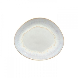 Assiette\u0020Plate\u0020Ovale\u0020BRISA\u0020270x255mm\u0020Gr\u00E8s\u0020Blanc\u0020Nacr\u00E9\u0020\u002D\u0020Costa\u0020Nova