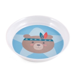 Assiette\u0020creuse\u0020M\u00E9lamine\u0020OURSON\u0020INDIEN