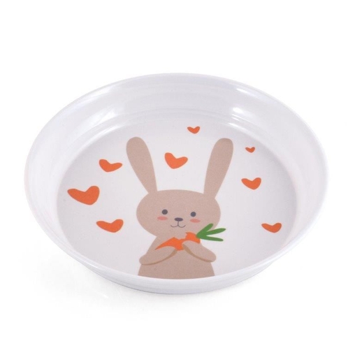 Assiette creuse Mélamine LAPIN GOURMET - Henri Julien