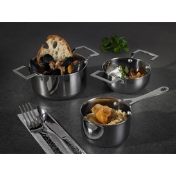 Cocotte 2 anses Roanne 55cl Inox - Henri Julien