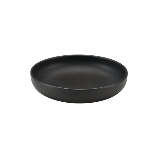 Assiette coupe creuse ELEMENTS noir Ø220mm - Henri Julien