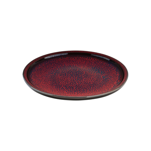 Assiette plate NORA Ø300mm Porcelaine Rouge - Henri Julien