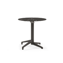 Table pliante MOON noir Ø60cm - Henri Julien