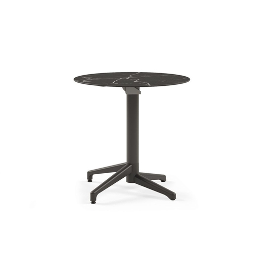 Table pliante MOON noir Ø60cm - Henri Julien