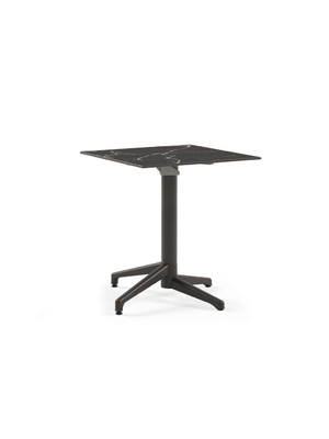 Table pliante MOON noir 70x70