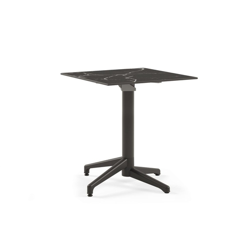 Table pliante MOON noir 70x70 - Henri Julien