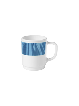 Mug empilable CAREWARE NATURA Bleu 25cl