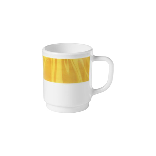 Mug empilable CAREWARE NATURA Jaune 25cl - Bormioli Rocco - Henri Julien