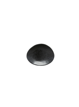 Assiette ovale LIVIA noir Ø154x120