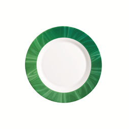 Assiette plate CAREWARE NATURA Ø235mm Verre Trempé Vert - Bormioli Rocco - Henri Julien