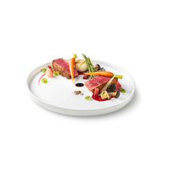 Assiette\u0020Plate\u0020GRANGUSTO\u0020\u00D8270mm\u0020Verre\u0020Tremp\u00E9\u0020Blanc\u0020\u002D\u0020Bormioli\u0020Rocco