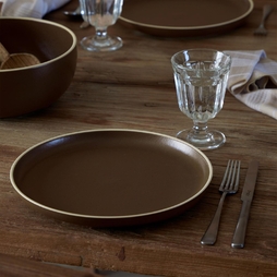 Assiette\u0020plate\u0020MONTEROSA\u0020\u00D8275mm\u0020Gr\u00E8s\u0020Chocolat\u0020latte\u0020\u002D\u0020Casafina