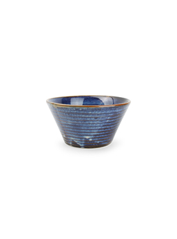 Salad bowl conique LINE Ø180xh90mm 90cl Porcelaine Blue - Fine2Dine