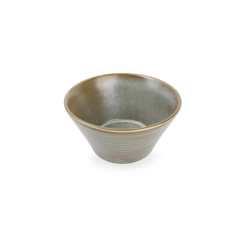 Salad bowl conique LINE Ø180xh90mm 90cl Porcelaine Green - Fine2Dine - Henri Julien