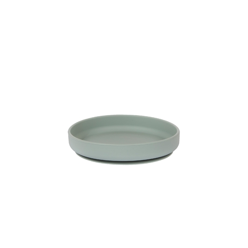 Assiette silicone STATIC Ø170xh40mm Ice green - Henri Julien