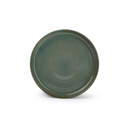 Assiette\u0020Plate\u0020Bord\u0020Droit\u0020GREEN\u0020MUNDUK\u0020\u00D8200xh28mm\u0020Porcelaine\u0020Vert