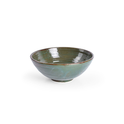 Salad Bowl GREEN MUNDUK Ø190xh80mm 110cl - Henri Julien