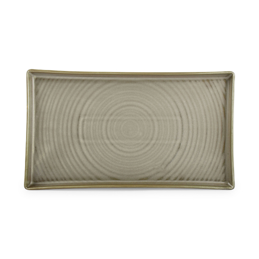 Plat de service rectangulaire LINE 300x170mm Grey - Henri Julien