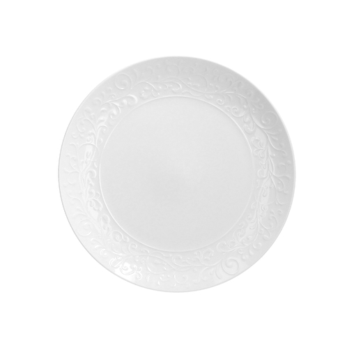 Assiette Plate JASMIN Ø250mm Porcelaine Blanc - Henri Julien