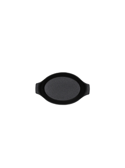Ravier Ovale MIGNON BLACK 192x165xh40mm 78cl - Avec Anses