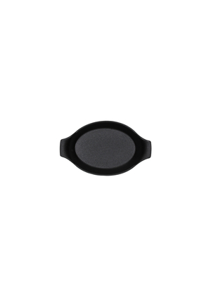 Ravier Ovale MIGNON BLACK 192x165xh40mm 78cl - Avec Anses