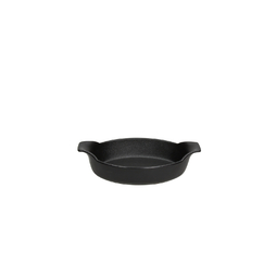 Ravier Ovale MIGNON BLACK 192x165xh40mm 78cl - Avec Anses - Henri Julien