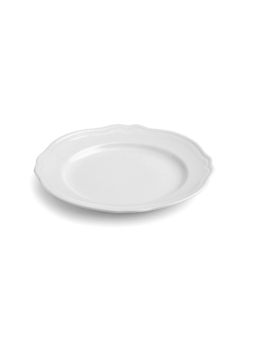 Assiette plate OPERA Ø264mm Porcelaine Blanc