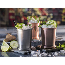 Gobelet Cocktail Julep Mug 35cl Ø85xh100mm Cuivre Brossé - APS - Henri Julien